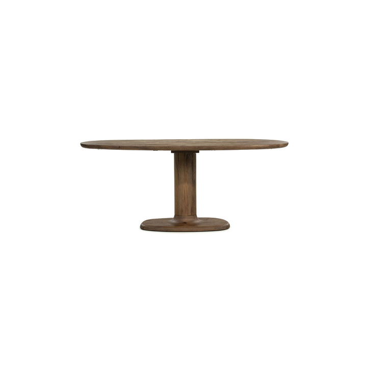 Ovaal eettafel Coco – mangohout lichtbruin 180×110cm