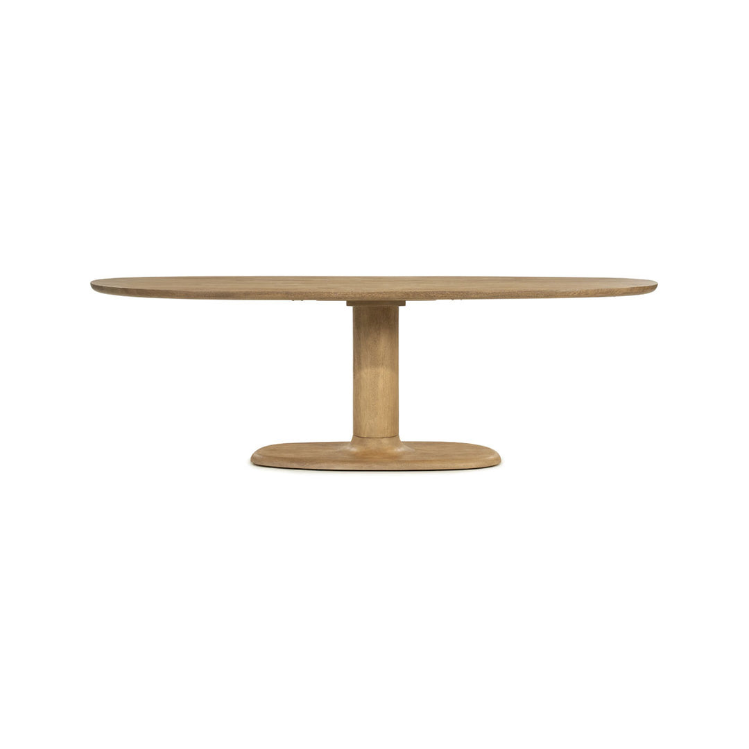 Ovaal eettafel Coco – mangohout naturel 240×110cm