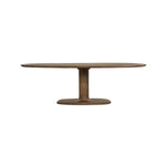 Ovaal eettafel Coco – mangohout lichtbruin 240×110cm