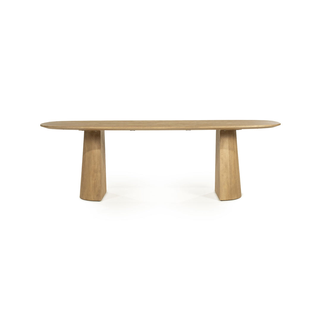 Eettafel Lune – mangohout naturel 240×105cm