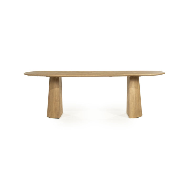 Eettafel Lune – mangohout naturel 240×105cm