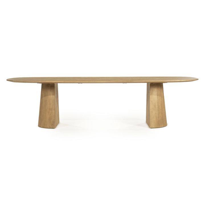 Eettafel Lune – mangohout naturel 300×105cm
