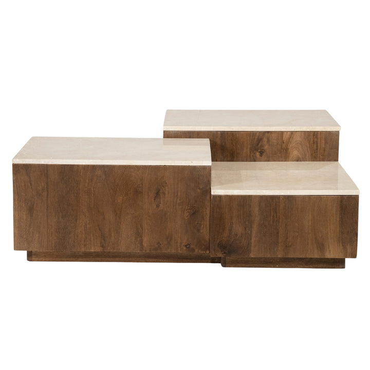 Eleonora Quido Salontafel Marmer Bruin