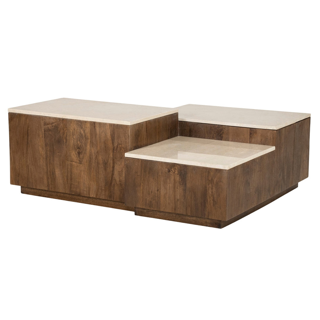 Eleonora Quido Salontafel Marmer Bruin detail