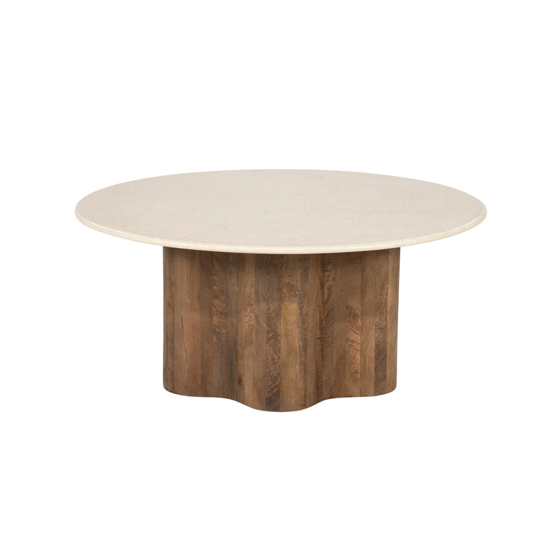 Bodhi salontafel detail mangohout onderstel Japandi stijl