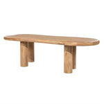 Eettafel Nigel 250 cm vanuit zijaanzicht