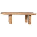 Eettafel Nigel bruin bovenaanzicht