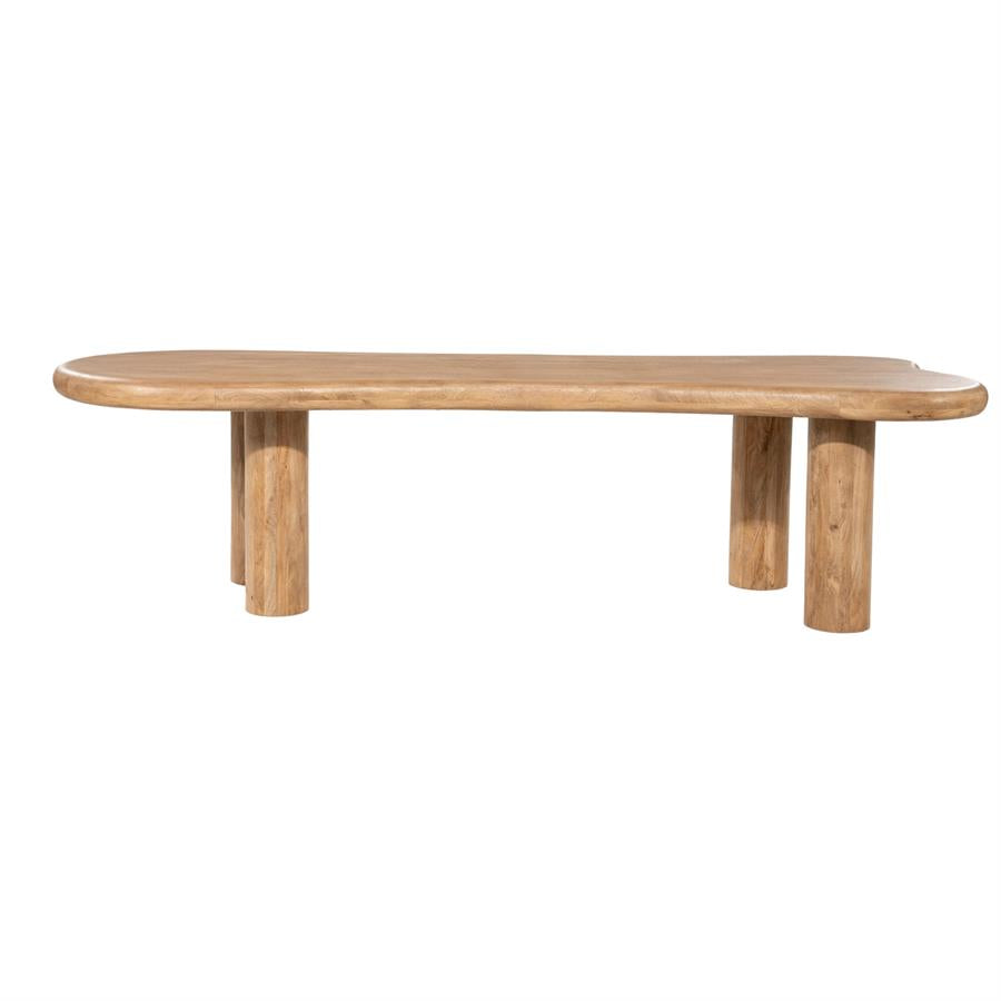 Eettafel Nigel 300 cm vanuit zijaanzicht