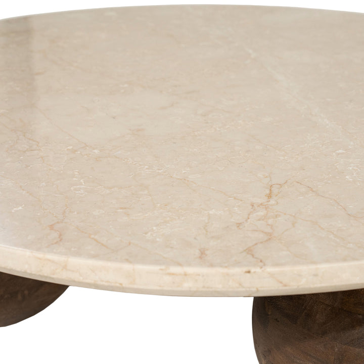 Eleonora Babs Salontafel Marmer Bruin detail