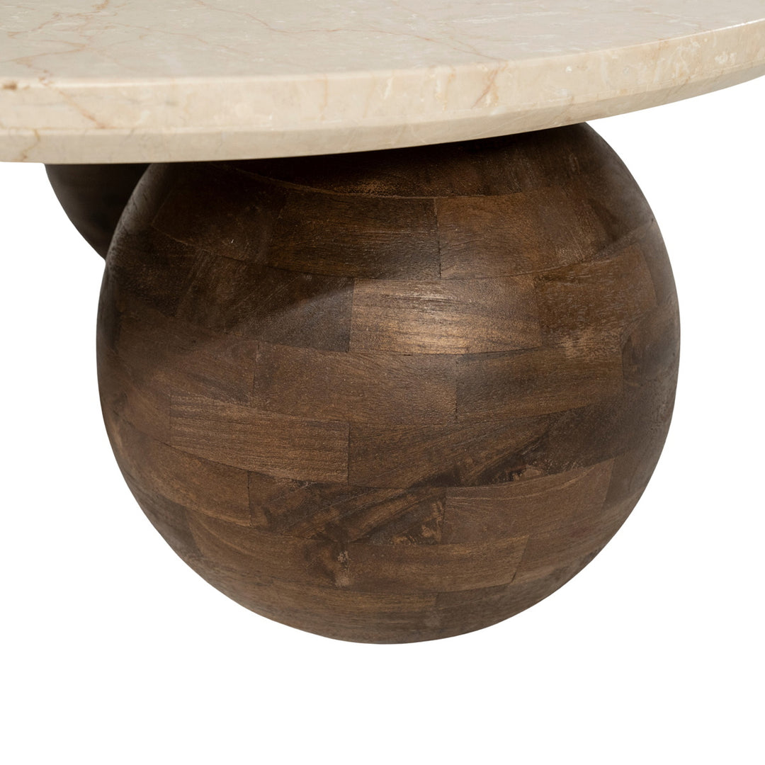 Eleonora Babs Salontafel Marmer Bruin detail