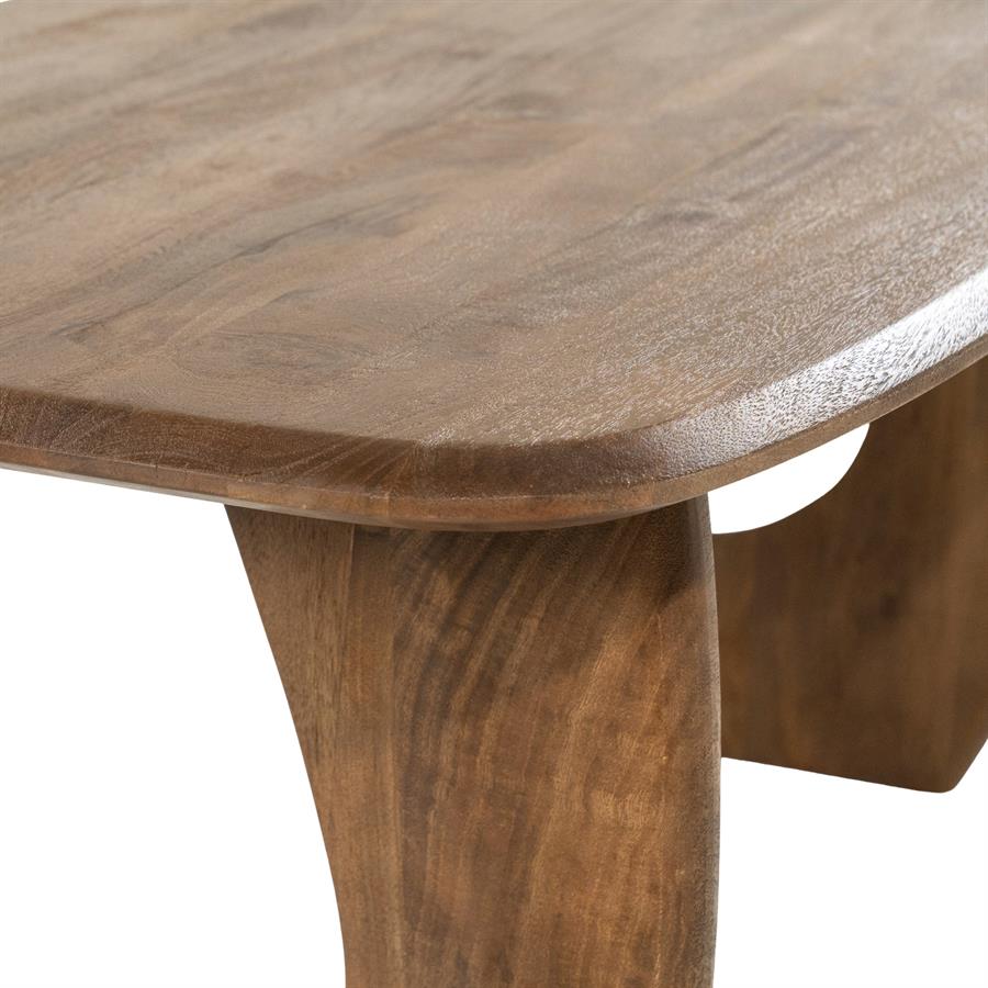 Eettafel Phoebe onderstel van dichtbij