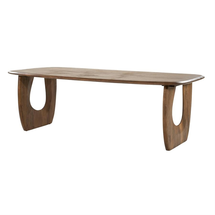 Eettafel Phoebe 230 cm vanuit zijaanzicht