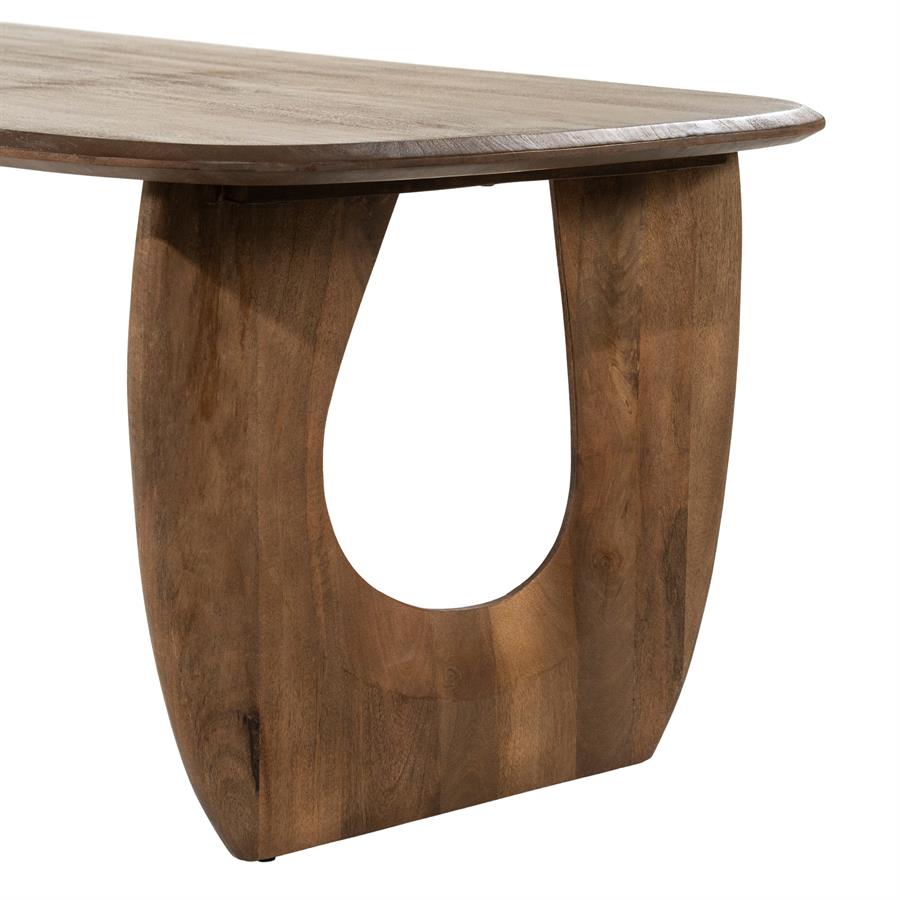 Eettafel Phoebe onderstel van dichtbij
