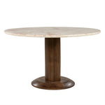 Eettafel Ted mangohout bruin 130x130 cm