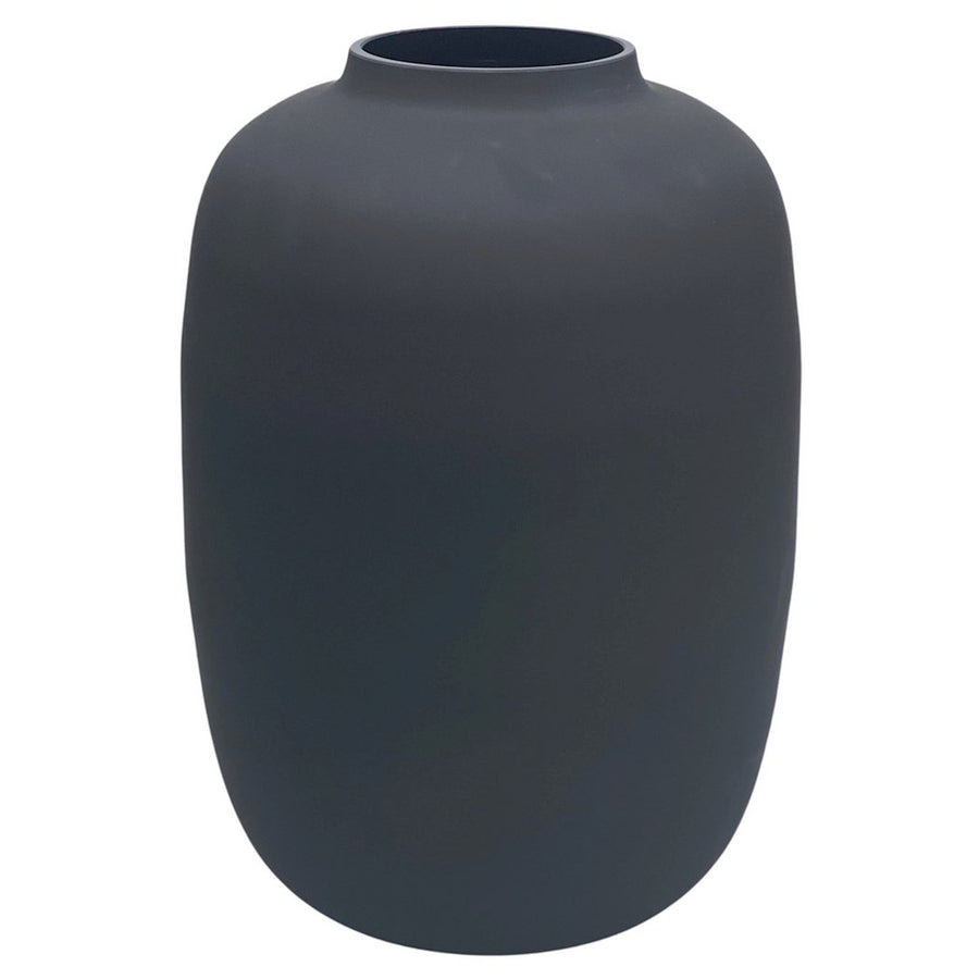 Zwarte glazen vaas – Mondgeblazen design in diverse maten