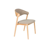 Stapelbare Eetkamerstoel Beukenhout Beige – Dutchbone Babington, set van 2