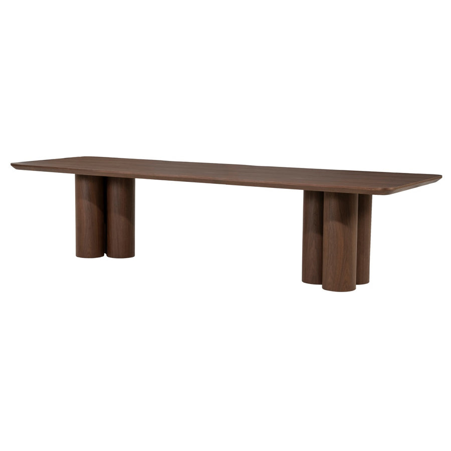Eettafel Logan 300x110 cm – MDF & walnootfineer