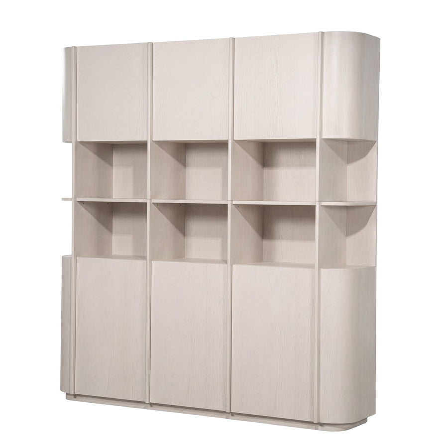 Kabinet Oslo 203x220 cm – eiken & eikenfineer taupe