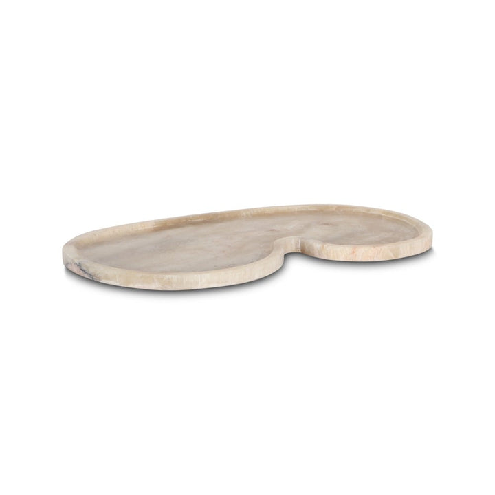 Dienblad onyx tray organic white
