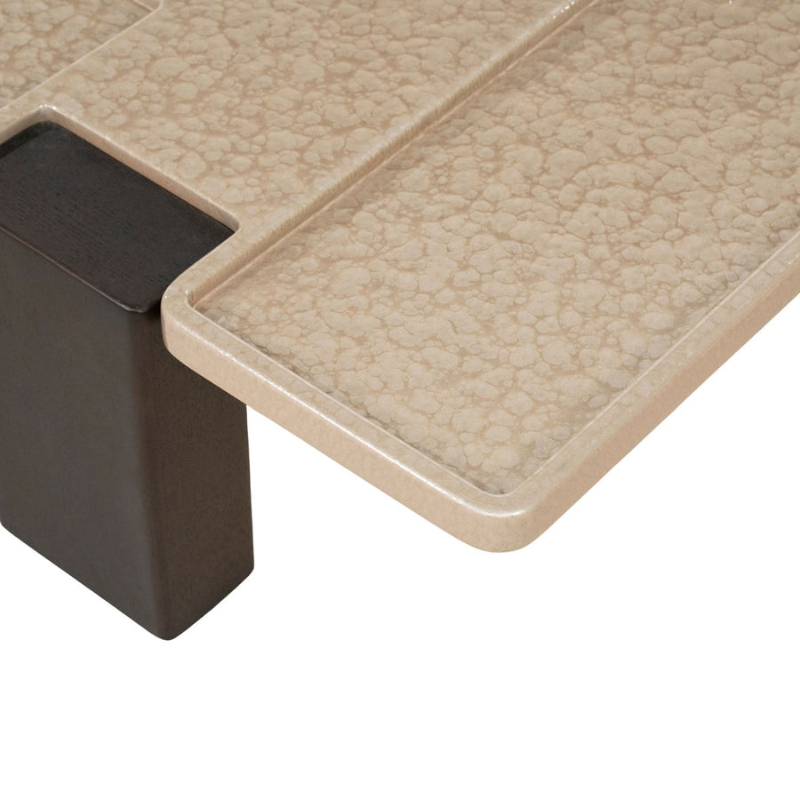 Salontafel Macy – MDF & essenfineer beige