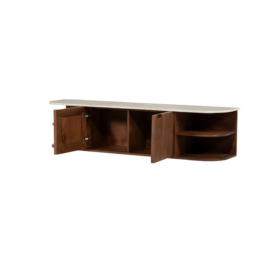 TV-meubel Vigo 160 cm – mangohout & botochino