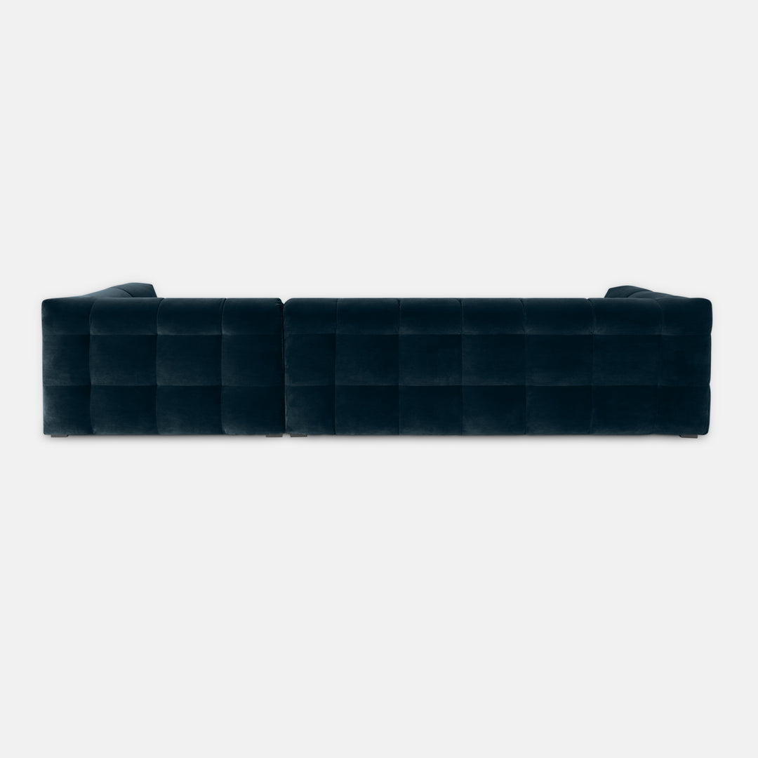 Bubbel Hoekbank Velvet – Luxe Organische Designbank Royal 56 petrol