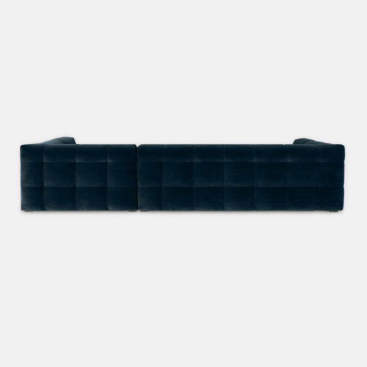 Bubbel Hoekbank Velvet – Luxe Organische Designbank Royal 56 petrol
