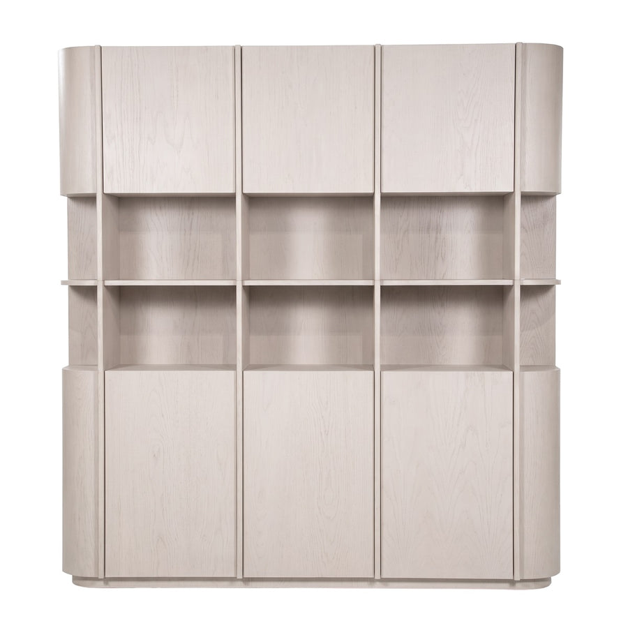 Kabinet Oslo 93x220 cm – eiken & eikenfineer taupe