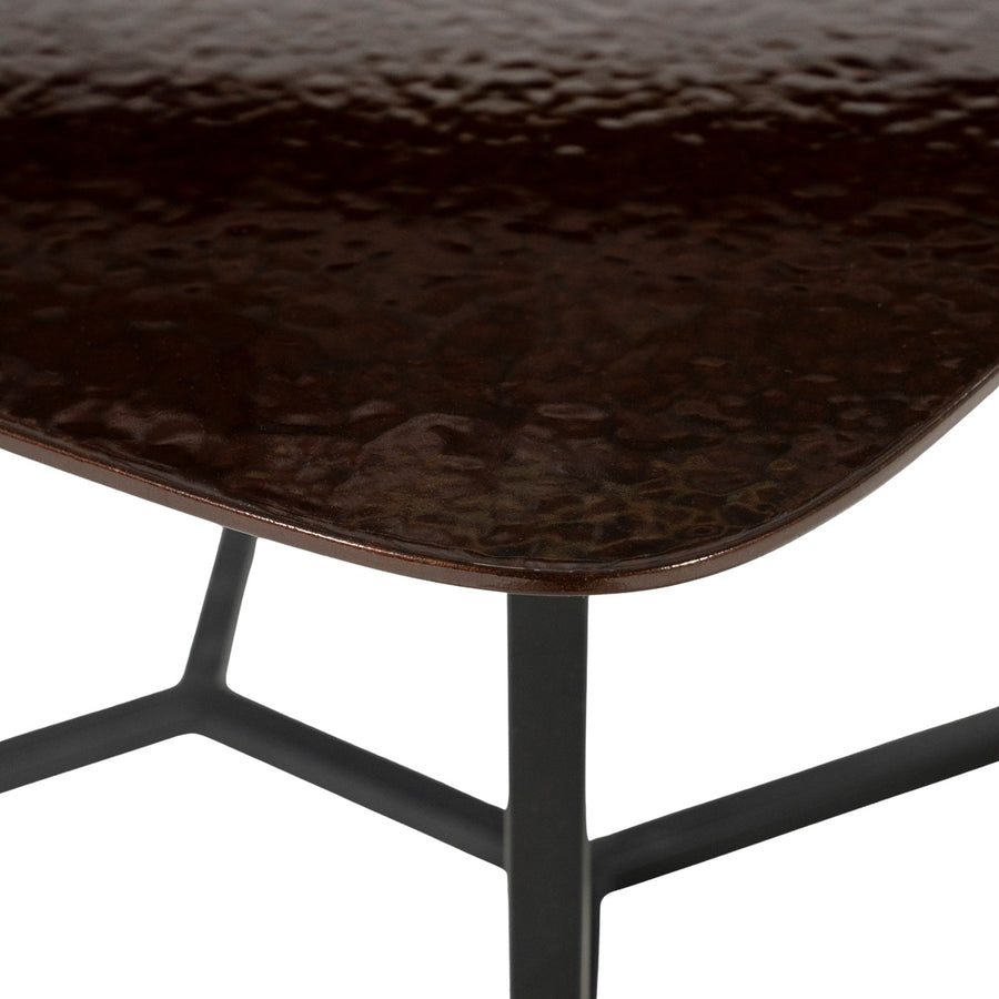 Salontafel Jace small – MDF & ijzer bruin