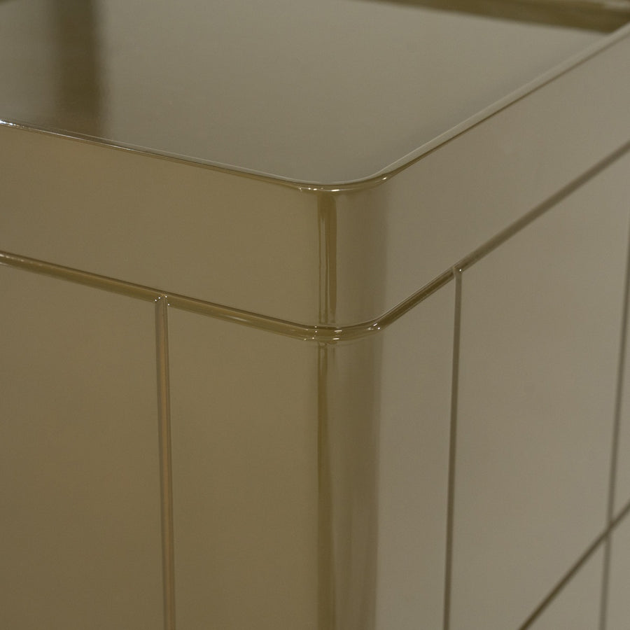 Bijzettafel Glyde olijfgroen detail