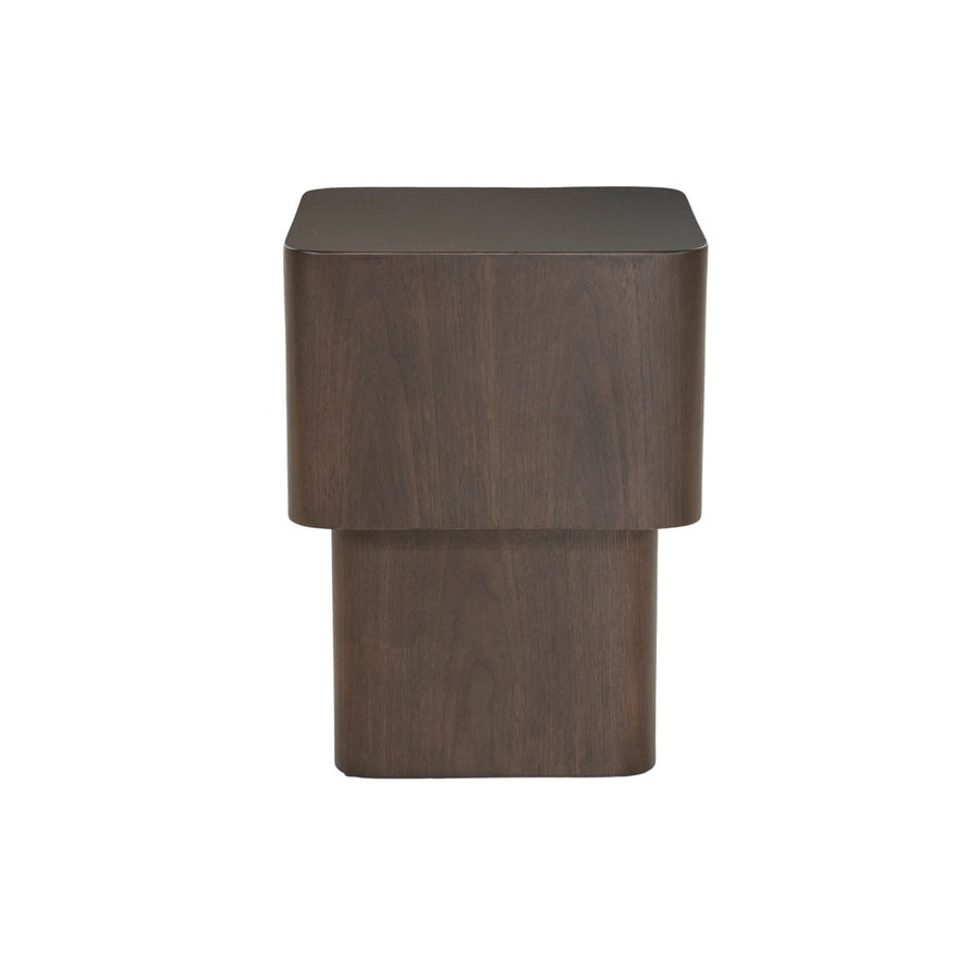 Bijzettafel Jip – MDF & walnootfineer