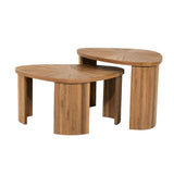 Salontafelset Tala 2-delig Teakhout - By-Boo