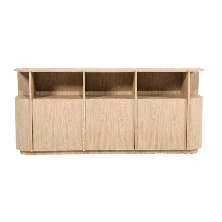 Dressoir Oslo 203 cm – eiken & eikenfineer naturel
