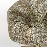 Bold Monkey Loungestoel met Panterprint – Fluwelen Draaifauteuil Design