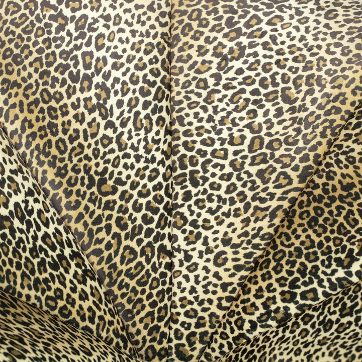 Bold Monkey Loungestoel met Panterprint – Fluwelen Draaifauteuil Design