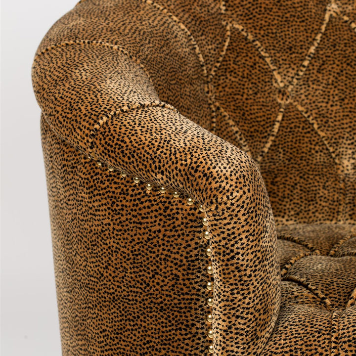 Bold Monkey Panter Bank Fluweel – Design 2-zits Bank met Panterprint