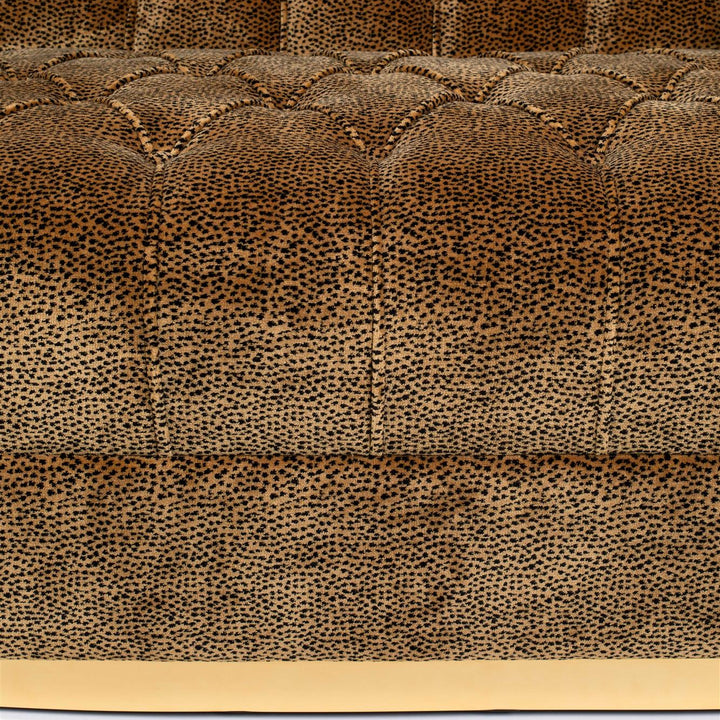 Bold Monkey Panter Bank Fluweel – Design 2-zits Bank met Panterprint