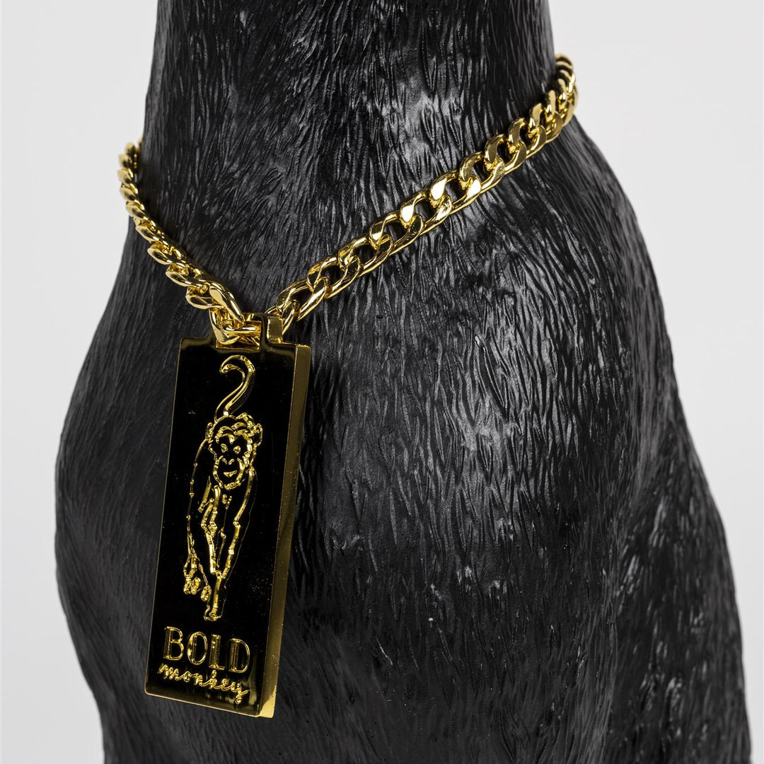 Zwarte Panter Vloerlamp – Bold Monkey Design Lamp met Gouden Details