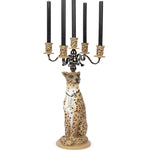 Bold Monkey Panter Kandelaar Groot – Leopard Design 62 cm
