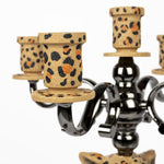 Bold Monkey Panter Kandelaar Groot – Leopard Design 62 cm