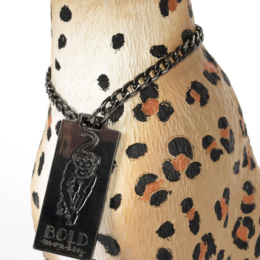 Bold Monkey Panter Kandelaar Groot – Leopard Design 62 cm