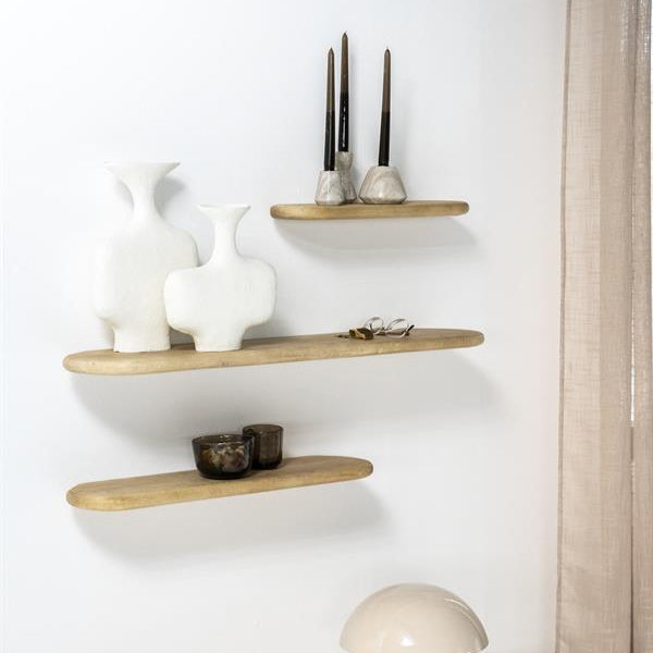 Wand decoratie Kiera | Naturel Hout