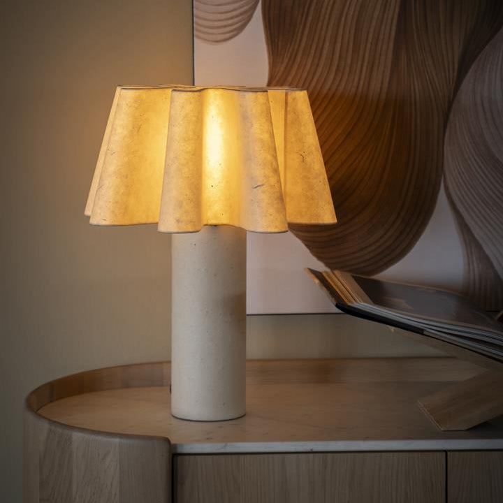 Tafellamp Livera | Naturel Papier & ijzer
