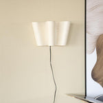Wandlamp Saturnus | Naturel Papier & ijzer
