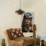 By-Boo Vetro – Hanglamp Brown (Ø 40 cm)
