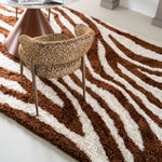 Carpet Marty Zebra Vloerkleed – Caramel & Bruin