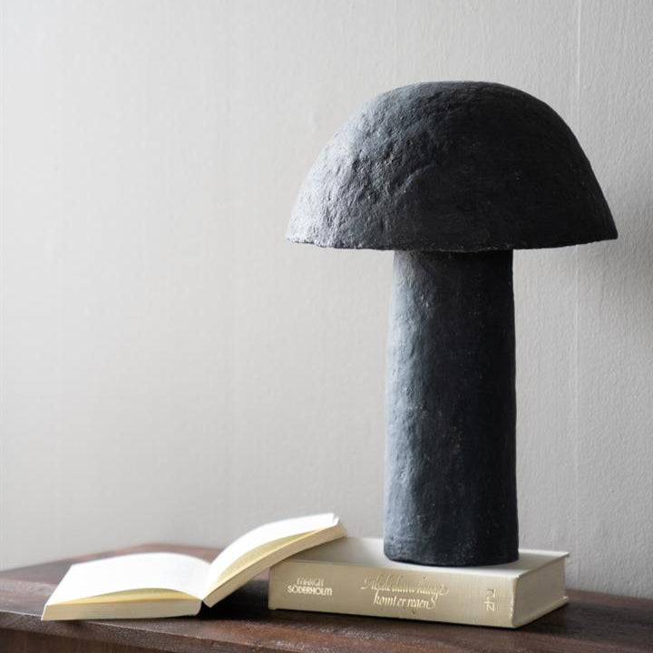 Tafellamp Eline | Grijs Papier maché
