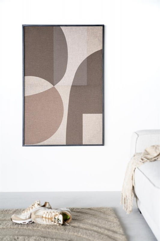 By-Boo Wanddecoratie Ato Groot Bruin