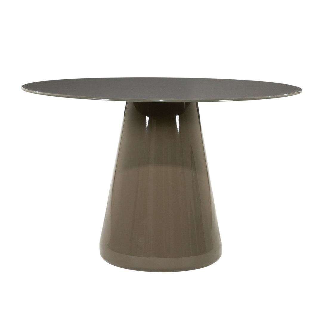 Eettafel Meadow rond met glazen blad