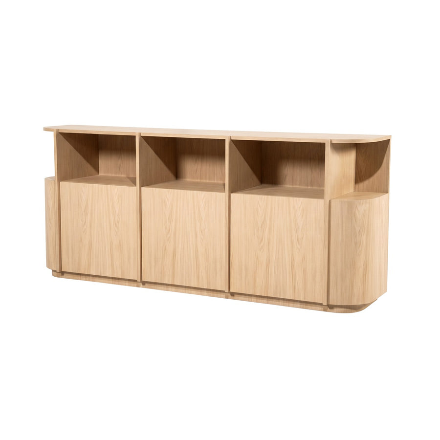 Dressoir Oslo 203 cm – eiken & eikenfineer naturel